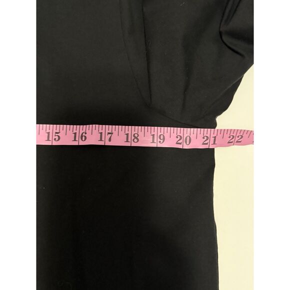 Pure J Jill Long Sleeve Stretch Cotton Tee Shirt Black Top Casual Minimalist XL - Picture 7 of 10